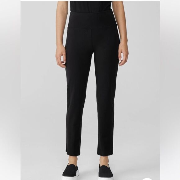 NWT Eileen Fisher Pima Cotton Stretch Jersey High-Waisted Pant size 3X - Picture 9 of 10